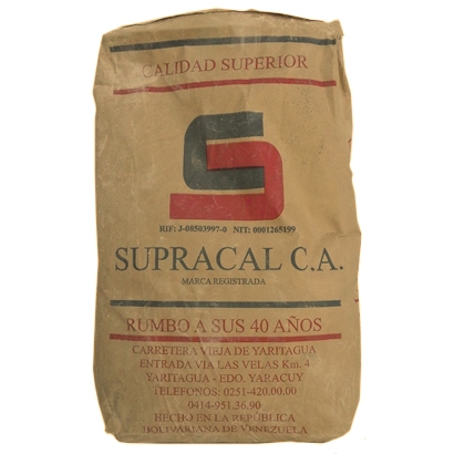 Saco de Cal de 8kg marca SUPRACAL