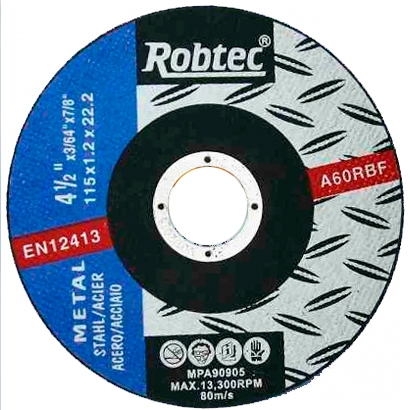 Disco de Corte Ultrafino de Corte de Metal 4 1/2 Pulgadas Robtec