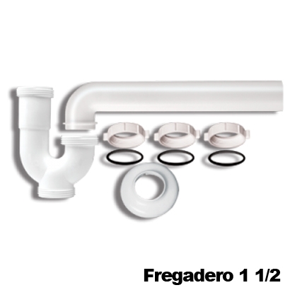 Sifon Para Fregadero Sencilllo 1 1/2 Pulgada