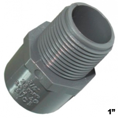 Conector 1 Pulgada Rosca Pega Macho
