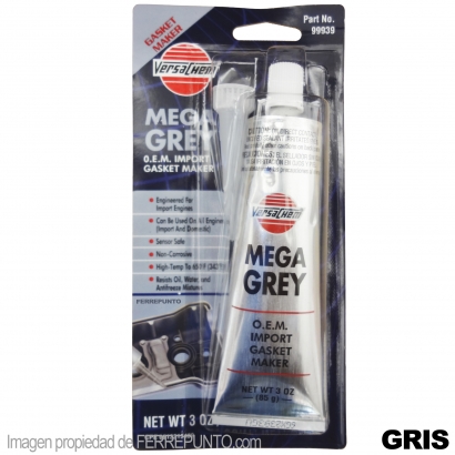 Silicon GRIS Alta Temperatura Mega Grey Automotriz