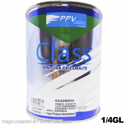 Esmalte PPV CLASS 1/4 GL NARANJA