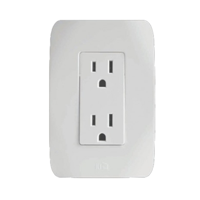 Tomacorriente Doble Para Empotrar Semilic