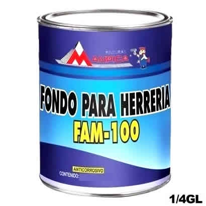 Fondo de Herreria Manpica 1/4 Gl GRIS