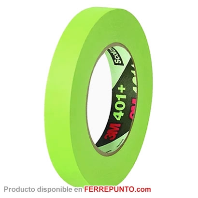 Tirro Verde Automotriz para Enmascarar 3/4 x 55m 3M