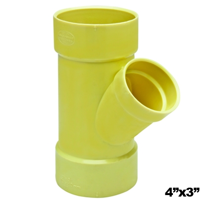 Yee Reducida De 4x3 Pulgadas Para Aguas Negras