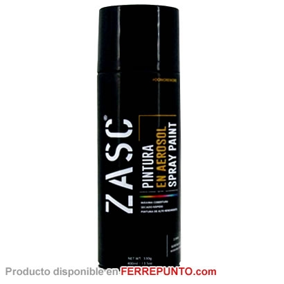 Spray Zasc de 400ml NEGRO BRILLANTE