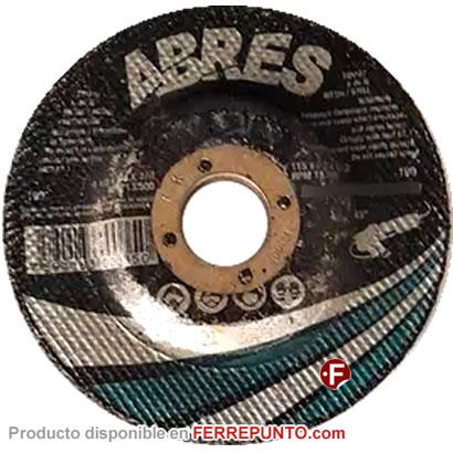 Disco de Corte para Metal 4 1/2 x 1/8 x 7/8 Abres