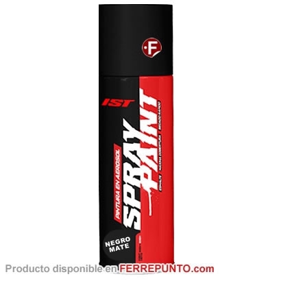 Spray IST de 400ml NEGRO MATE