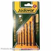 Juego de 7 Mechas broca para metal Jadever