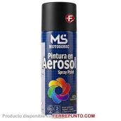Spray Alta Temperatura MotoSonic de 450ml NEGRO MATE