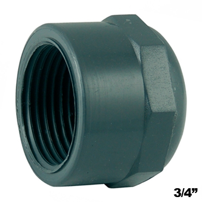 Tapon 3/4 Pulgada Hembra Plastico Rosca
