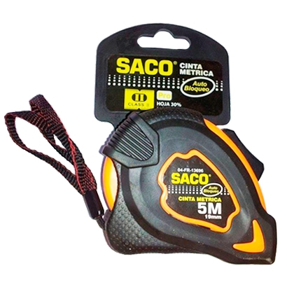 Cinta Metrica de 5 metros marca SACO