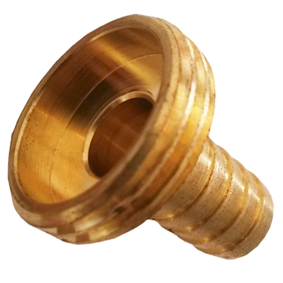 Pico de Bronce Macho 1/2 para Manguera de Culebra