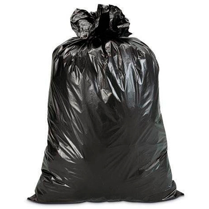 Bolsa De Basura Plastica Negra De 40 Kg Calibre 12 Extrafuerte