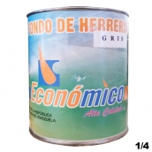 Fondo de Herreria de 1/4 de galon Economico color Gris