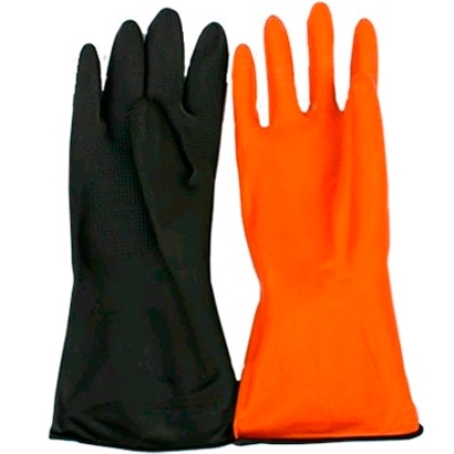 Guantes de Goma Negros