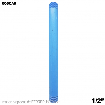 Niple Plastico De 1/2 X 6 Pulgadas