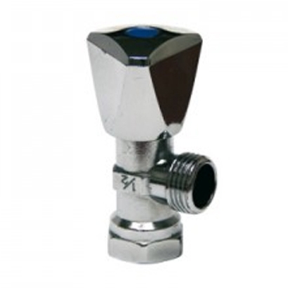 Llave De Arresto De 1/2 Macho Pesada Pomo Triangular