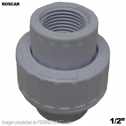 Union Universal De 1/2 Plastico Roscar
