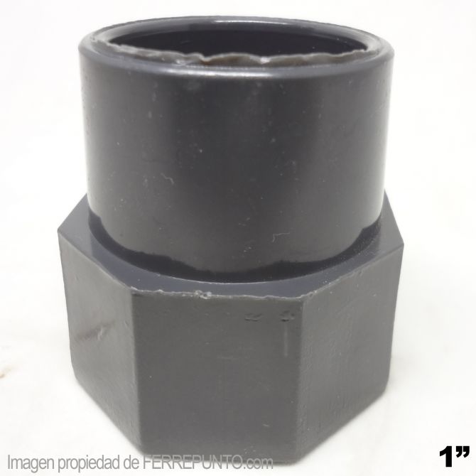 Conector 1 Pulgada Rosca Pega Hembra