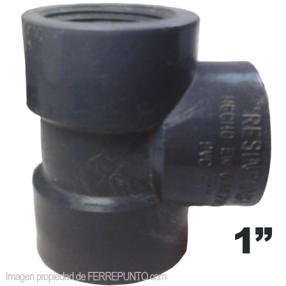 Tee De Rosca De 1 Plastica Roscar