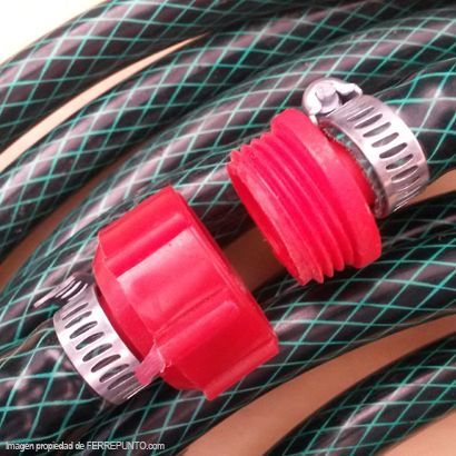 Pico de plastico Hembra y Macho 3/4 para Manguera de Culebra